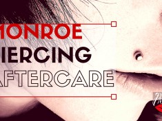 Monroe Piercing Aftercare