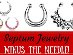 Fake Septum Piercing Jewelry