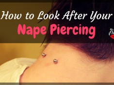 Nape Piercing Aftercare